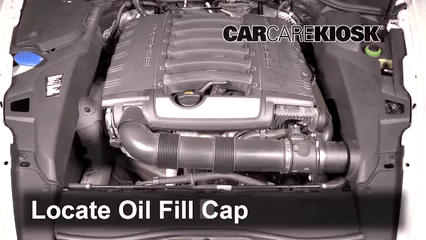 How to Add Oil Porsche Cayenne (2011-2018) - 2013 Porsche Cayenne 3.6L V6